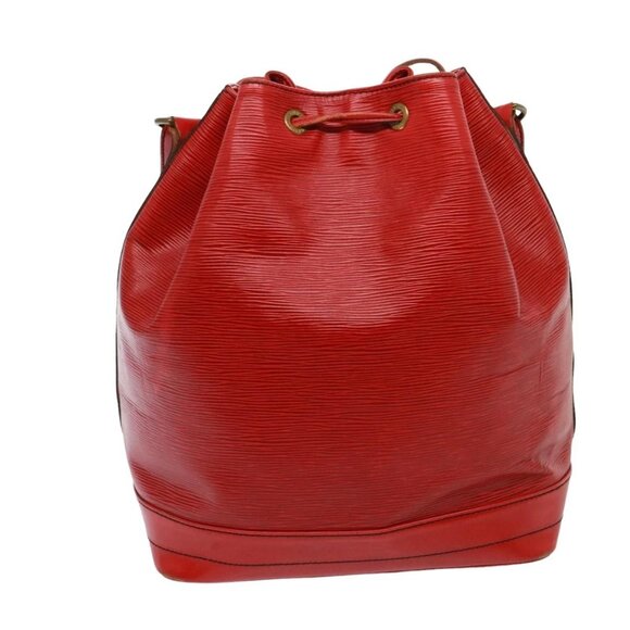 LOUIS VUITTON Epi Noe Shoulder Bag Red M44007 LV Auth 77221 - Picture 2 of 16